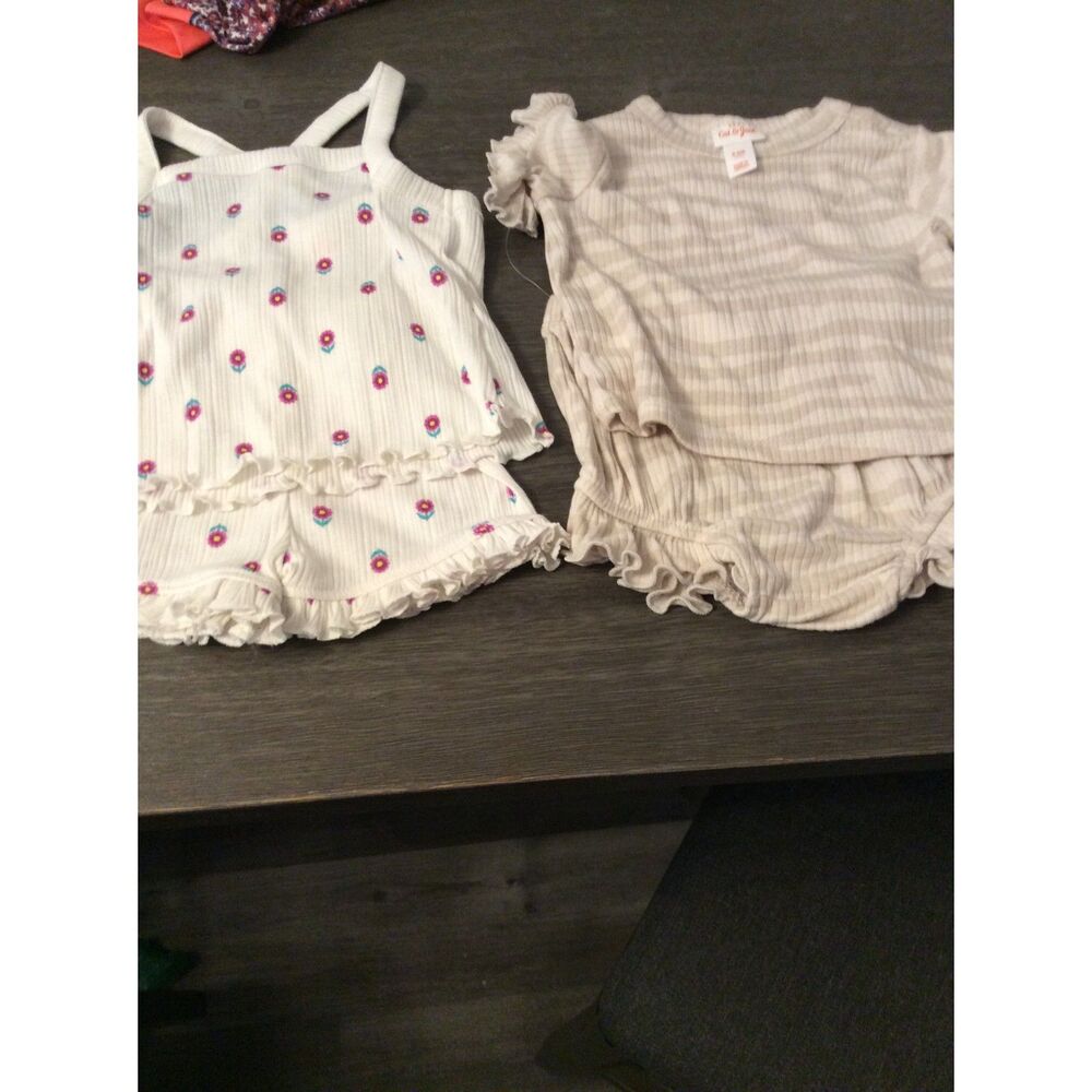 Baby Girl 3-6m Lot of 2 Summer Outfits New with tags